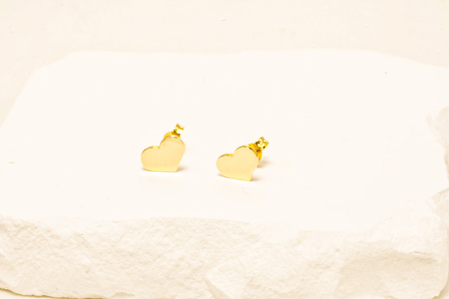 Heart Earrings – Engravable Design