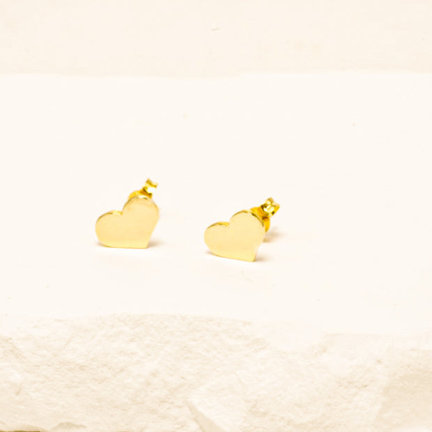 Heart Earrings – Engravable Design