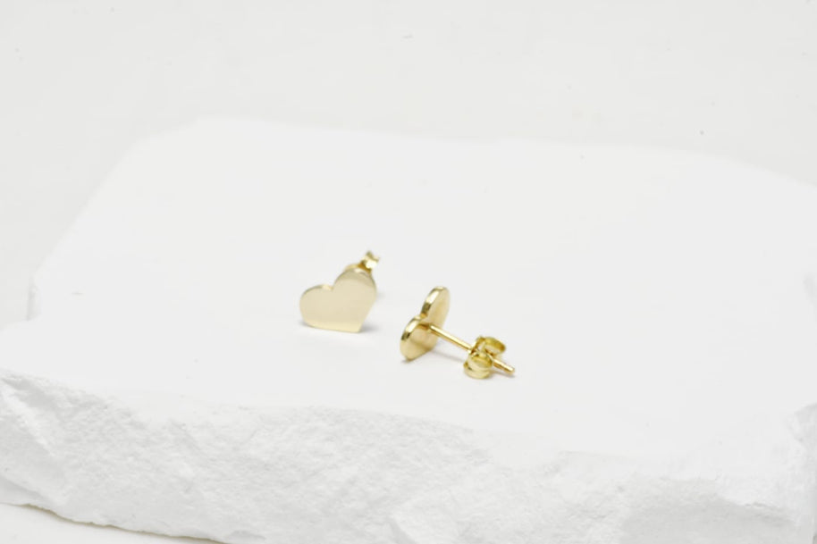 Heart Earrings – Engravable Design