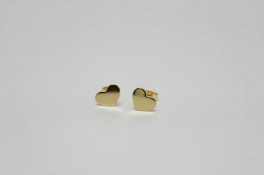 Heart Earrings – Engravable Design