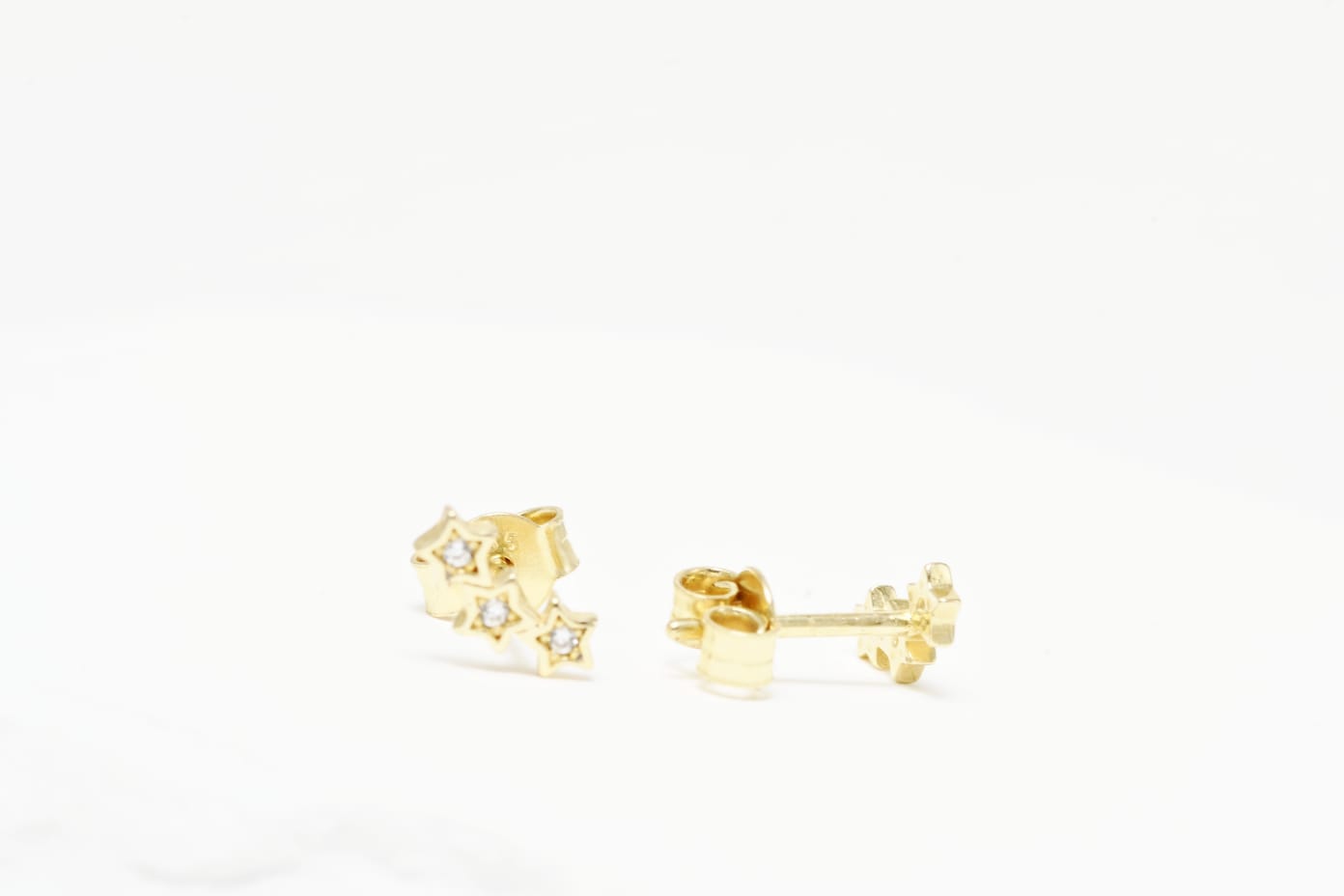 Triple Star Earrings