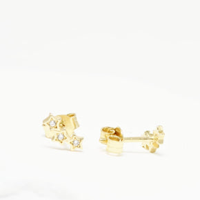 Triple Star Earrings