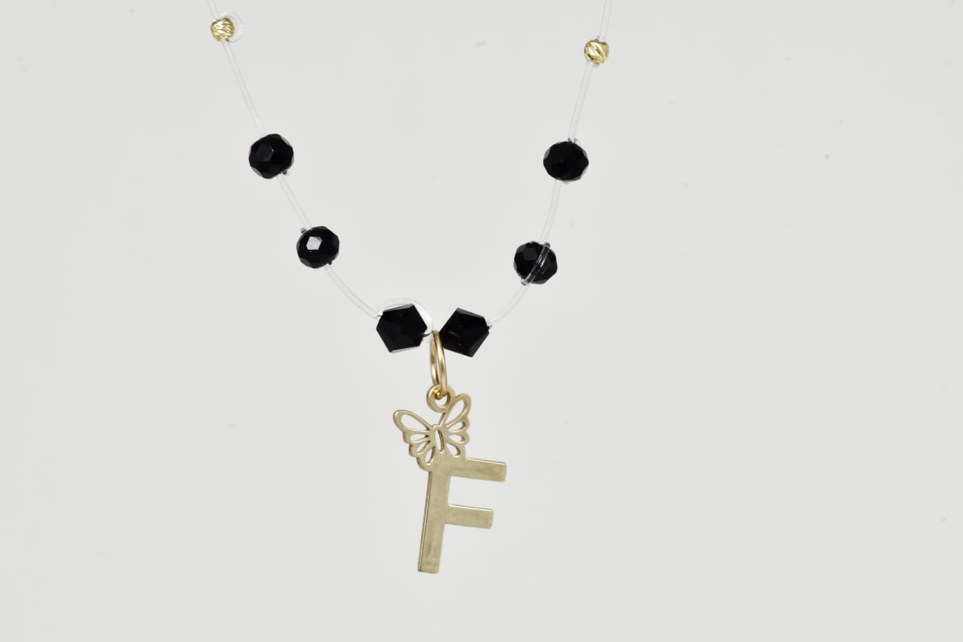 Crystal Beads and Initial Pendan