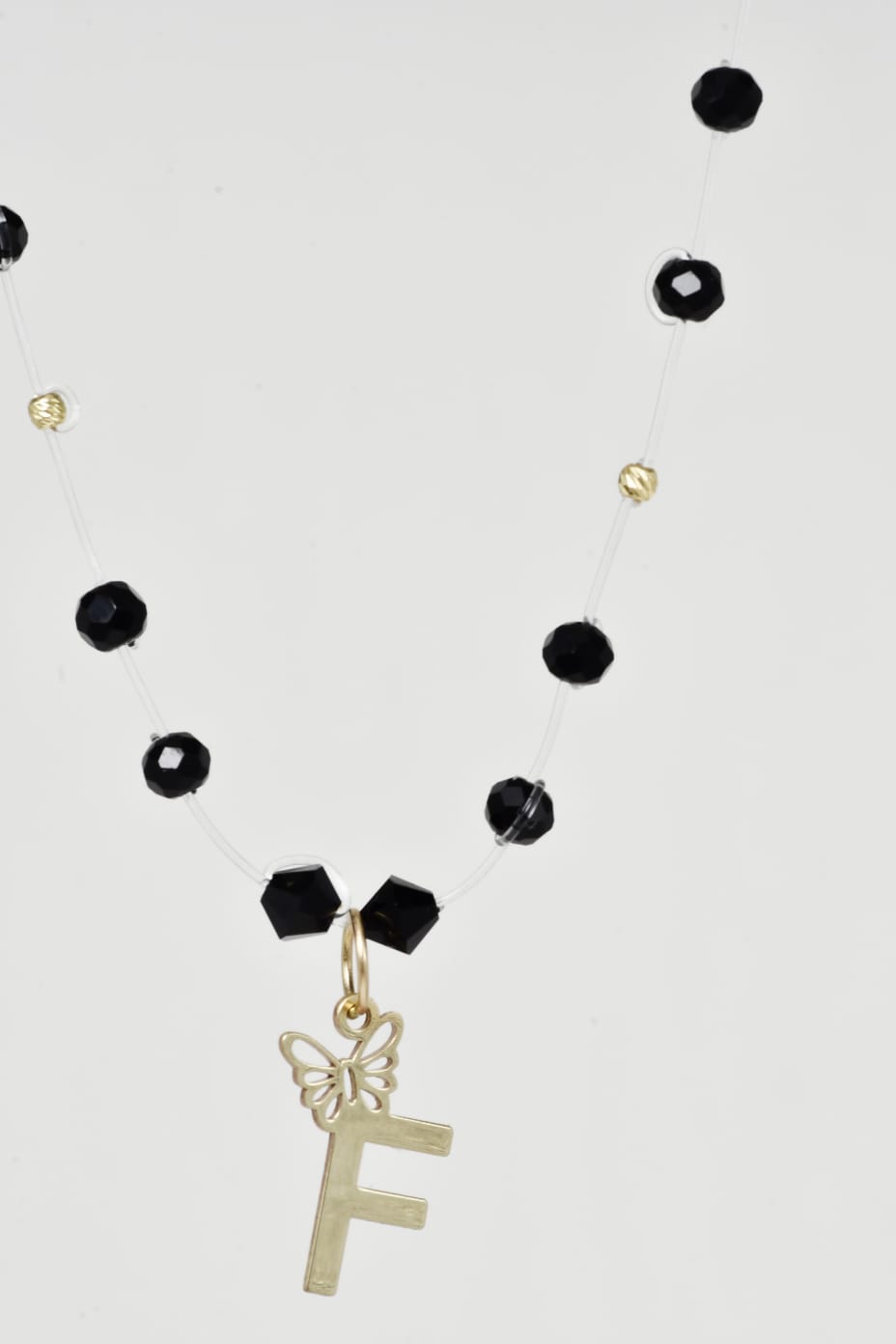 Crystal Beads and Initial Pendan