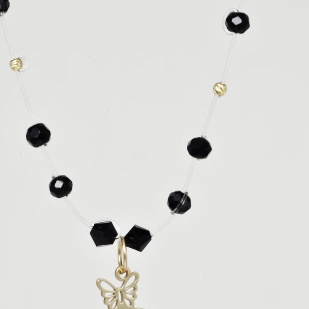 Crystal Beads and Initial Pendan
