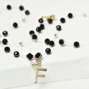 Crystal Beads and Initial Pendan