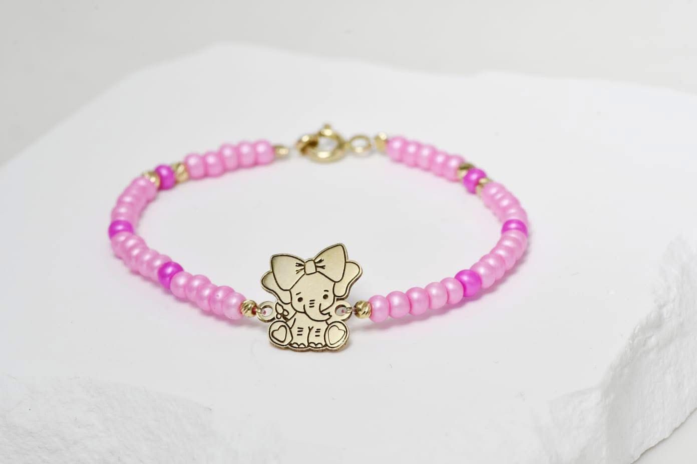 Pink Elephant Bracelet for girls