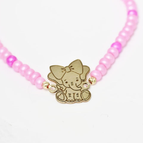 Pink Elephant Bracelet for girls