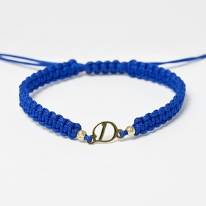 Red Cord Bracelet – Initial “D”