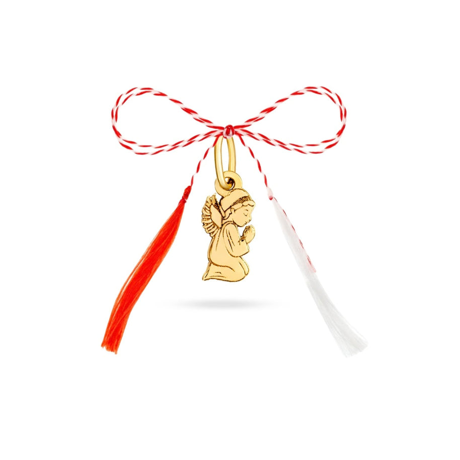 Mărțișor tip Pandantiv - Înger din Aur 14K
