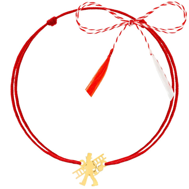 Mărțișor tip Brățară - Coșar din AUR 14K