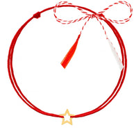 Mărțișor tip Brățară - Steluta din AUR 14K