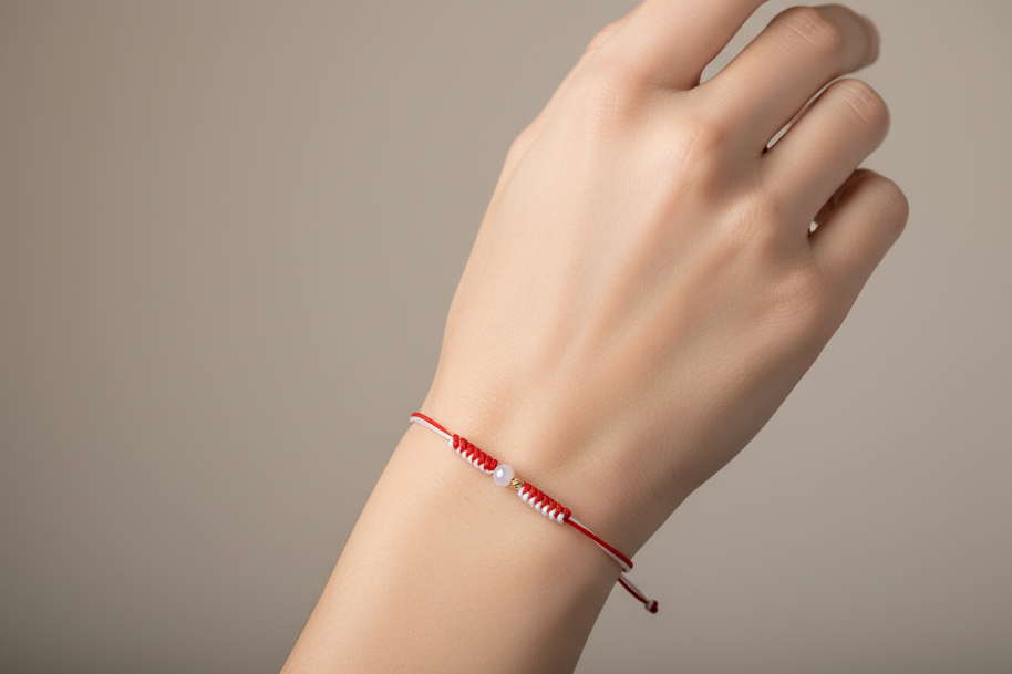 Mărțișor tip Brățară cu Bila din Aur 14K