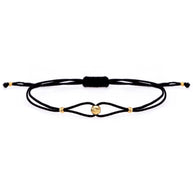 Energy Bracelet with Cord and 14K Gold Beads