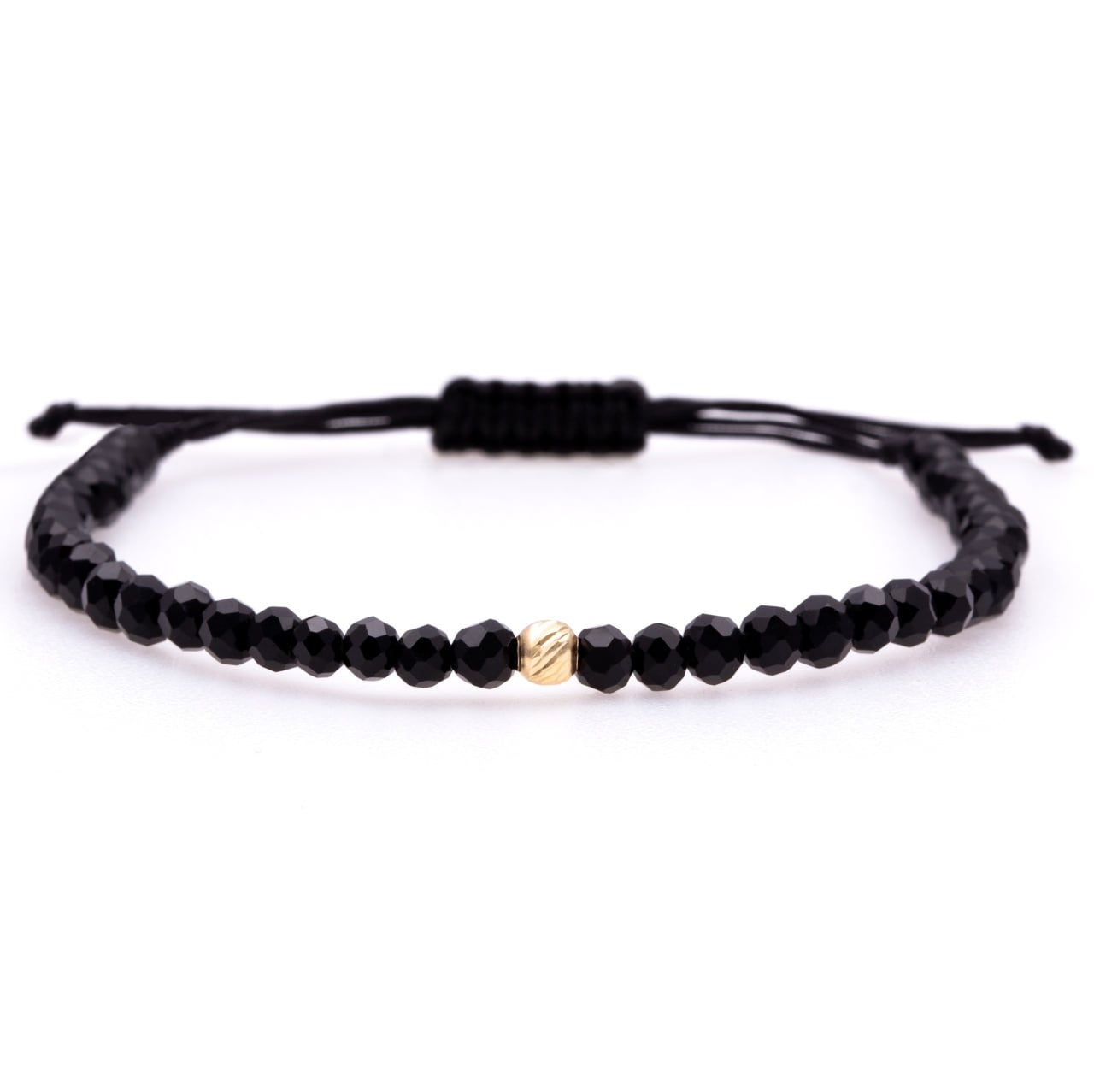 Couples Bracelet Set – 2 Cord Bracelets with 14K Gold Beads