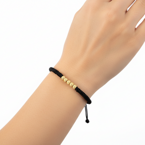 Energy Snake Bracelet in Solid 14K Gold