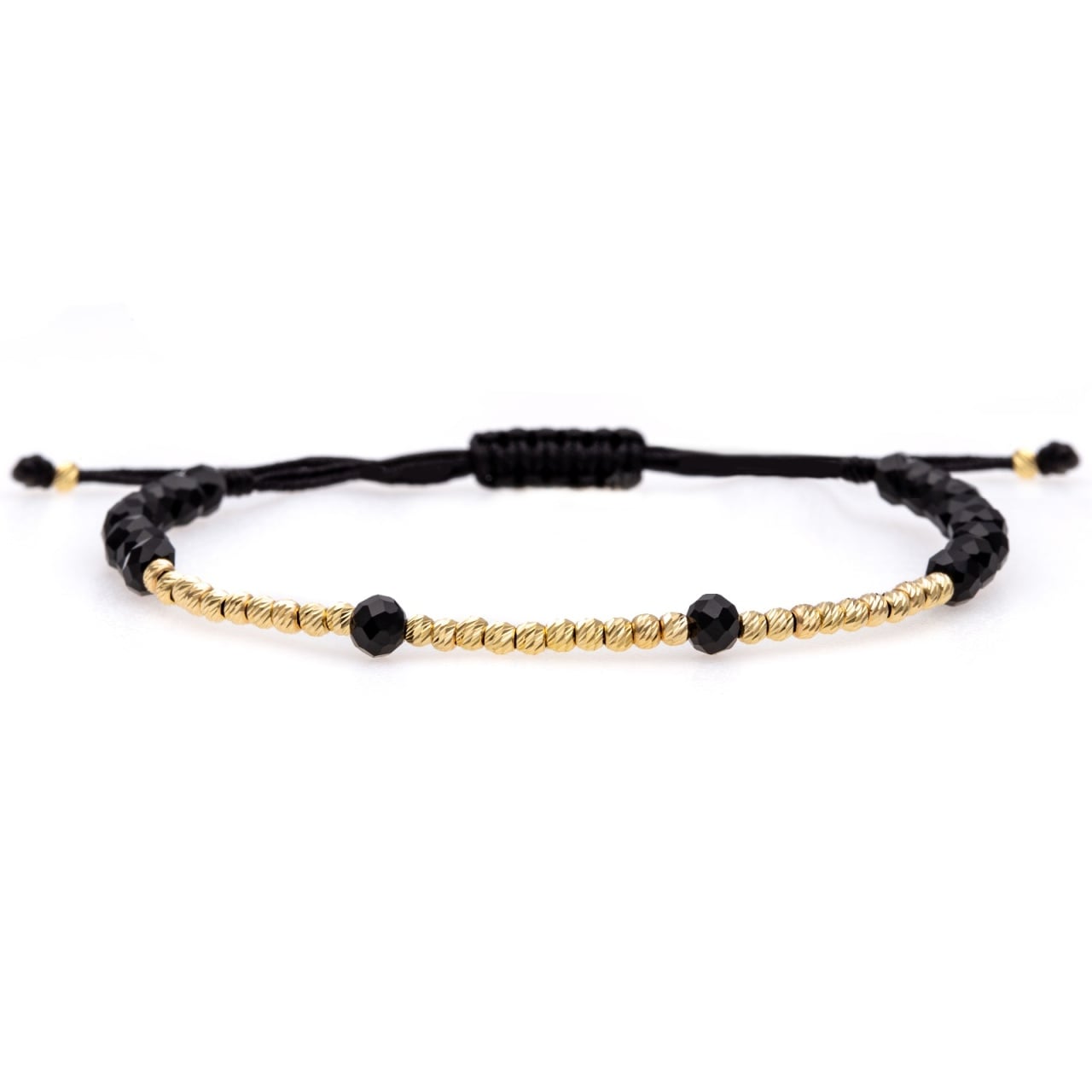 Triado Bracelet with 14K Gold Beads