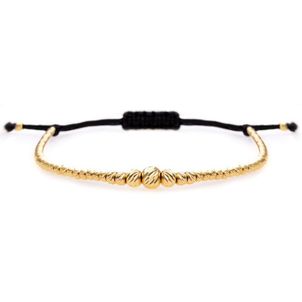 Fantesia Gold Bracelet with 14K Gold Beads