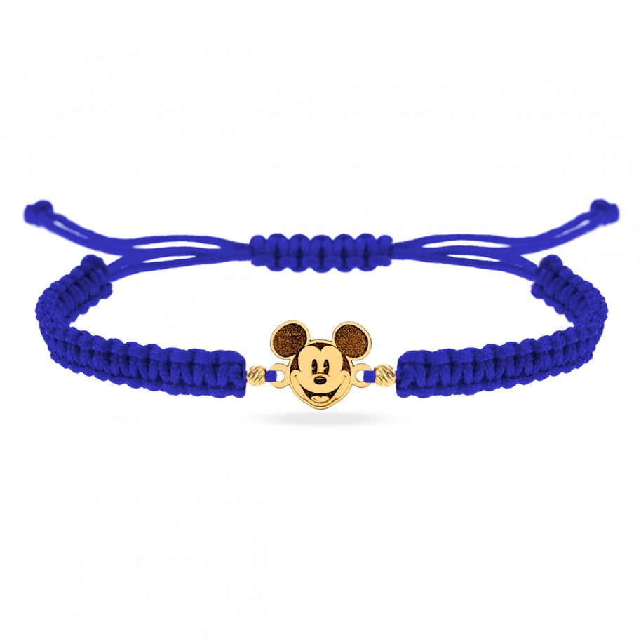 14K Gold Cartoon Mouse Bracelet
