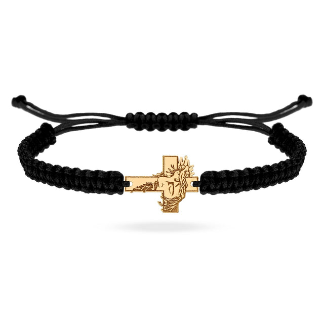 Divinum 14K Gold Cross Bracelet