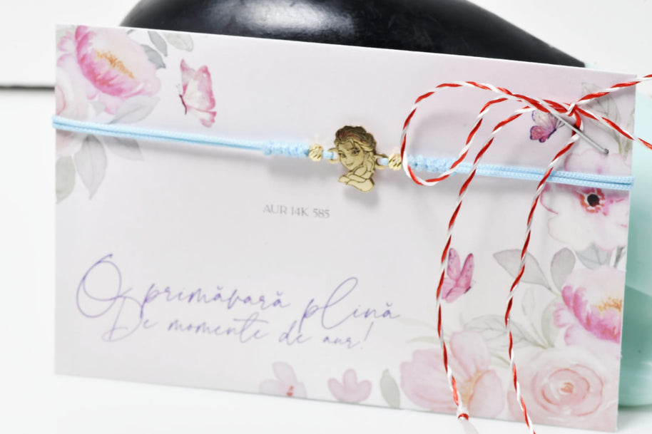 14K Gold Snow Queen Inspired Bracelet