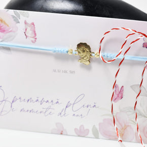 14K Gold Snow Queen Inspired Bracelet