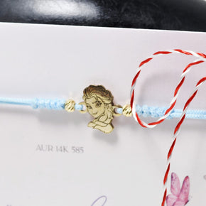 14K Gold Snow Queen Inspired Bracelet