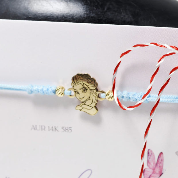 14K Gold Snow Queen Inspired Bracelet