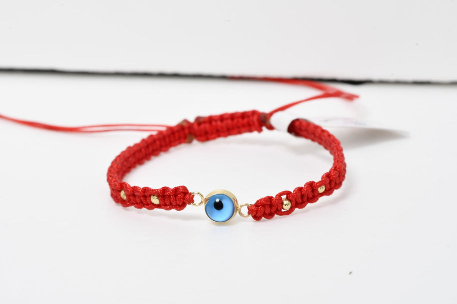 14K Gold Evil Eye Bracelet BABY/KIDS