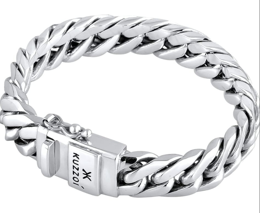 Buddha  silver bracelet for men 925  sterling silver