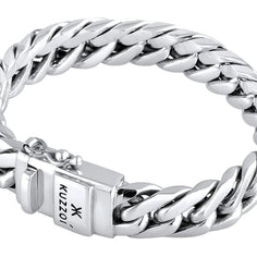 Buddha  silver bracelet for men 925  sterling silver