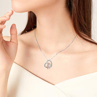 2 Sisters Necklace 925 Sterling Silver