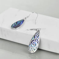 Sterling Silver Vintage Drop Flower Dangle Filigree Earrings Jewellery Gifts for Women