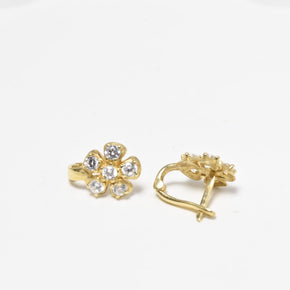 14K Gold Children’s Flower Earrings