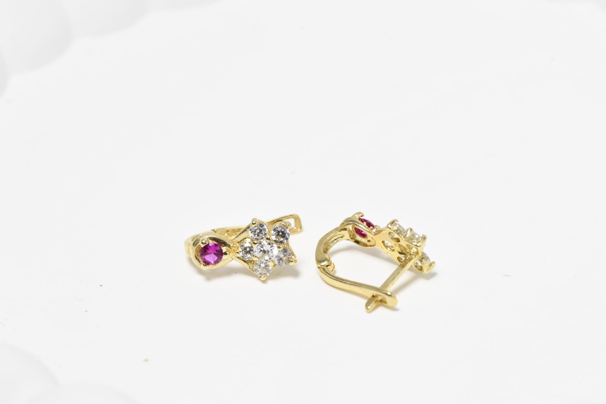14K Gold Children’s Flower Earrings