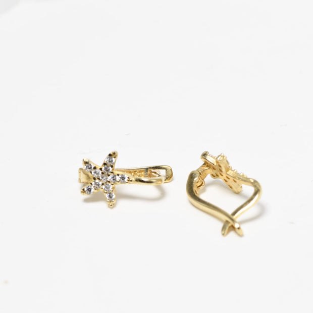 14K Gold Children’s Starfish Earrings
