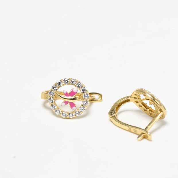 14K Gold Children’s Butterfly Earrings