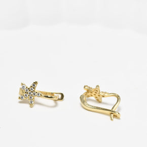 14K Gold Children’s Starfish Earrings