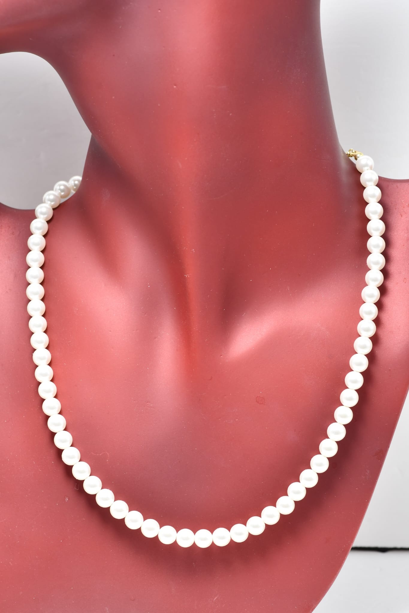 Gold Plated Pearl Necklace