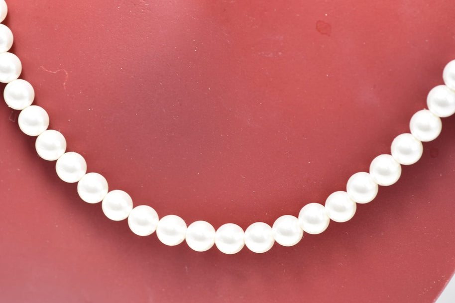 Gold Plated Pearl Necklace