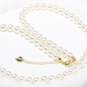 Gold Plated Pearl Necklace