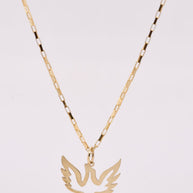 14K Gold Dove Necklace – 45cm