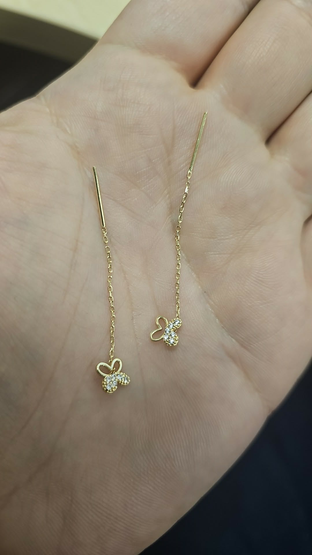 DROP EARRINGS 585 GOLD 14K