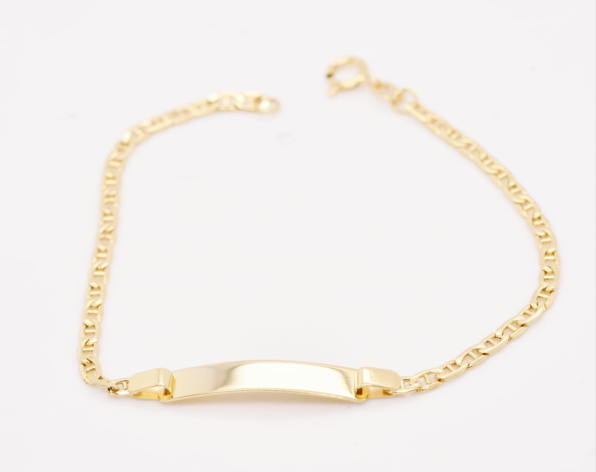 14K Gold Children’s ID Bracelet – 15cm