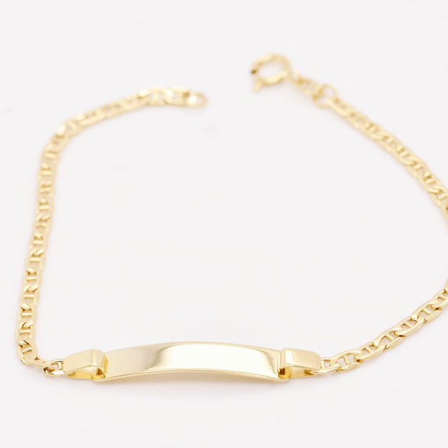 14K Gold Children’s ID Bracelet – 15cm