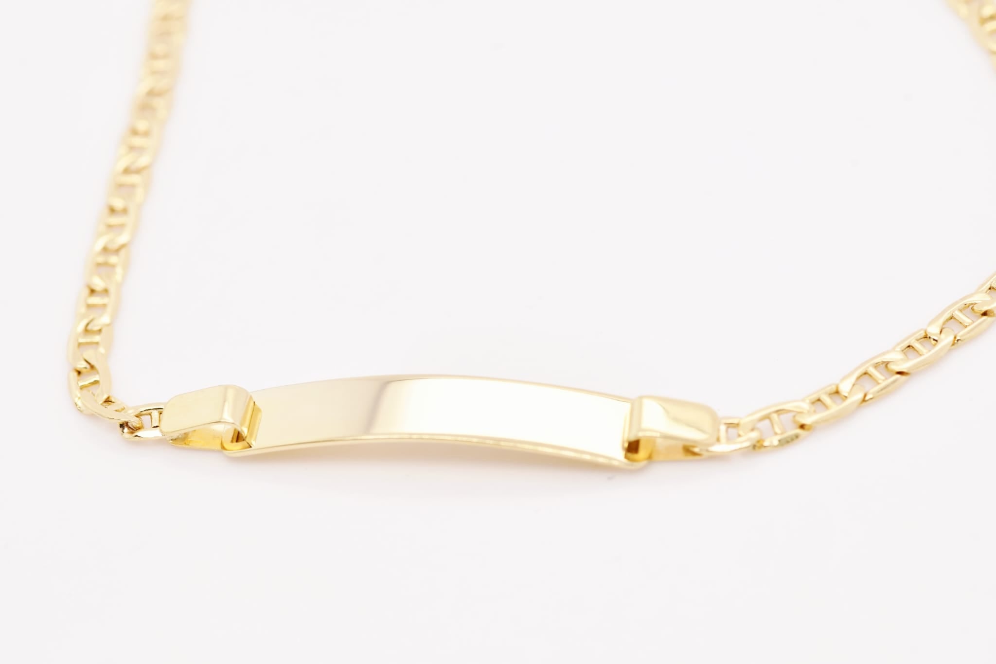 14K Gold Children’s ID Bracelet – 15cm
