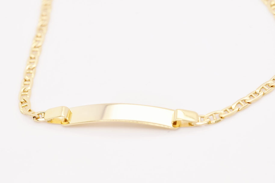 14K Gold Children’s ID Bracelet – 15cm