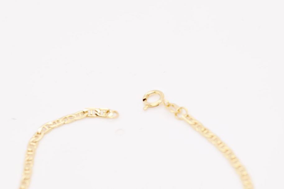 14K Gold Children’s ID Bracelet – 15cm