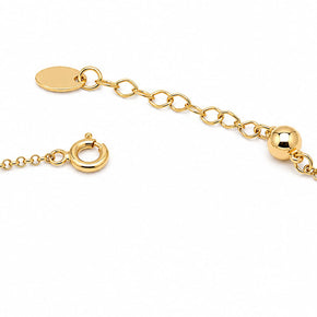 14K Gold Clover Bracelet