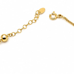 14K Gold Beaded Bracelet